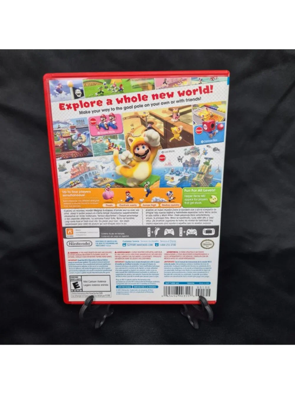 Nintendo Super Mario 3D World Wii U Complete in Box Mint Condition!!!